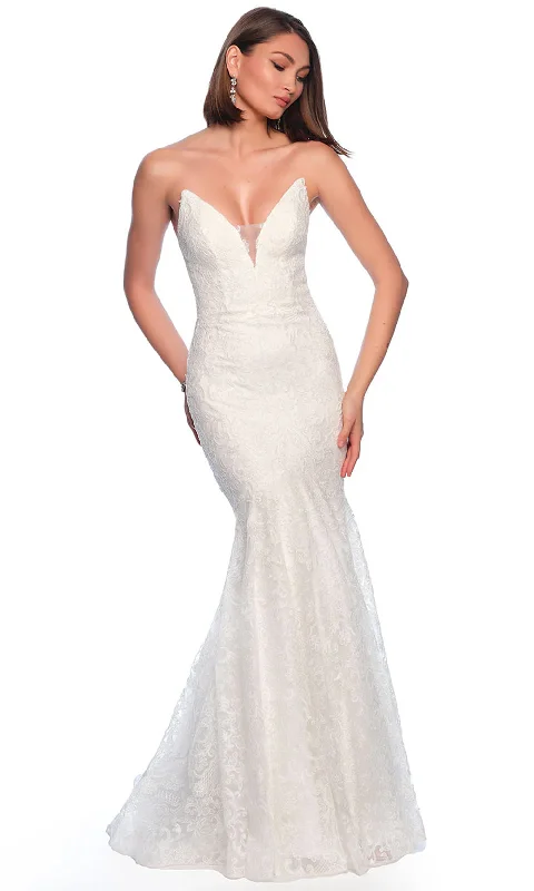 Fashion Forward, Function First Dave & Johnny Bridal 11165 - Strapless Mermaid Bridal Gown