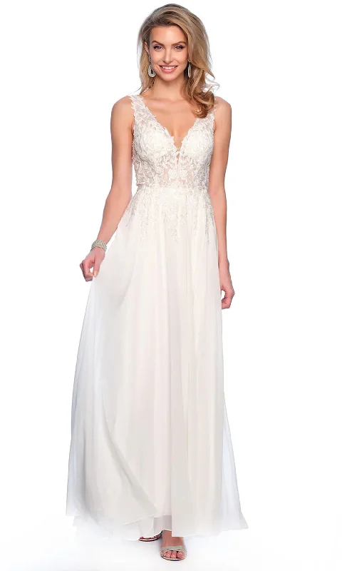 Fast Fashion Favorites Dave & Johnny Bridal 11952 - Sleeveless Applique Bridal Gown