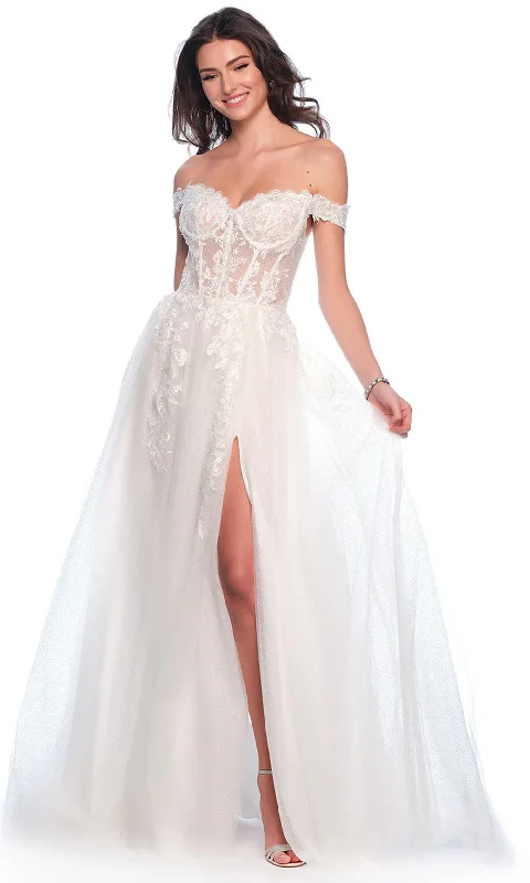 Trendy Threads Dave & Johnny Bridal 12123 - Off Shoulder Corset Bridal Gown