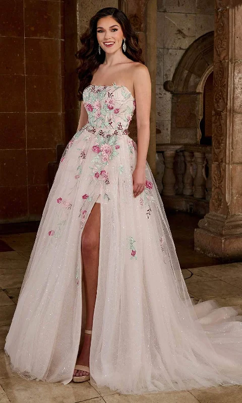 Buy More, Save More Rachel Allan RB5053 - Corset Embroidered Bridal Gown