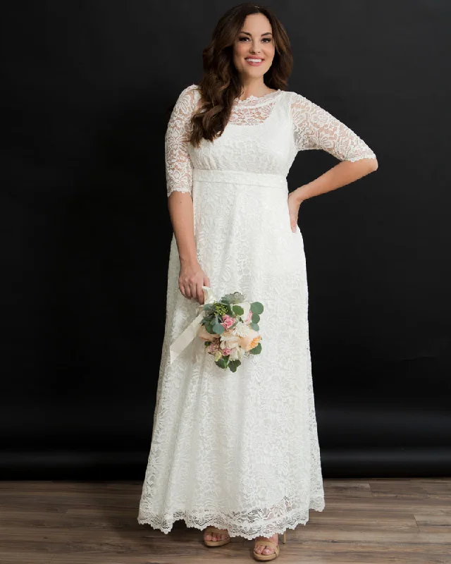 Dive Into Trendy Women's Fashion Sweet Serenity Wedding Gown