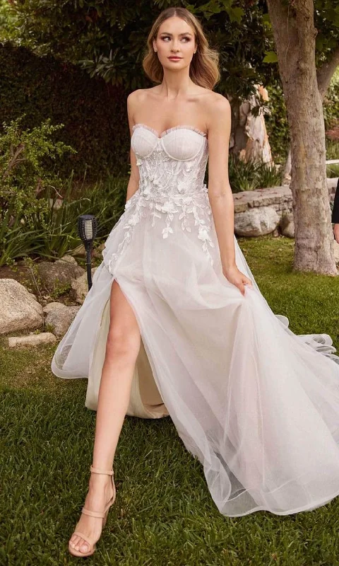 The Good Stuff Ladivine CD859W - Embellished A-Line Bridal Gown