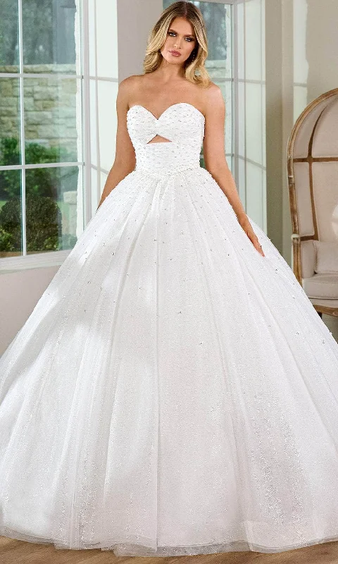 Limited Time Rachel Allan Bridal RB6148 - Sweetheart Neck Beaded Ballgown