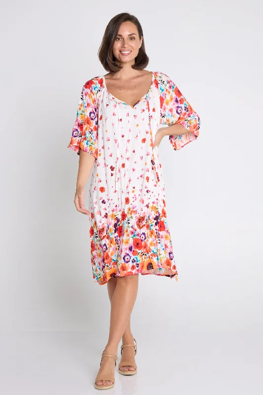 Odd Size Clearance Sale Kumasi Dress - White Floral