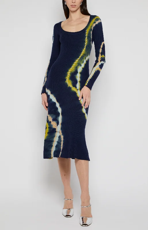 Stupidly Low Prices RIBBED KNIT MIDI DRESS