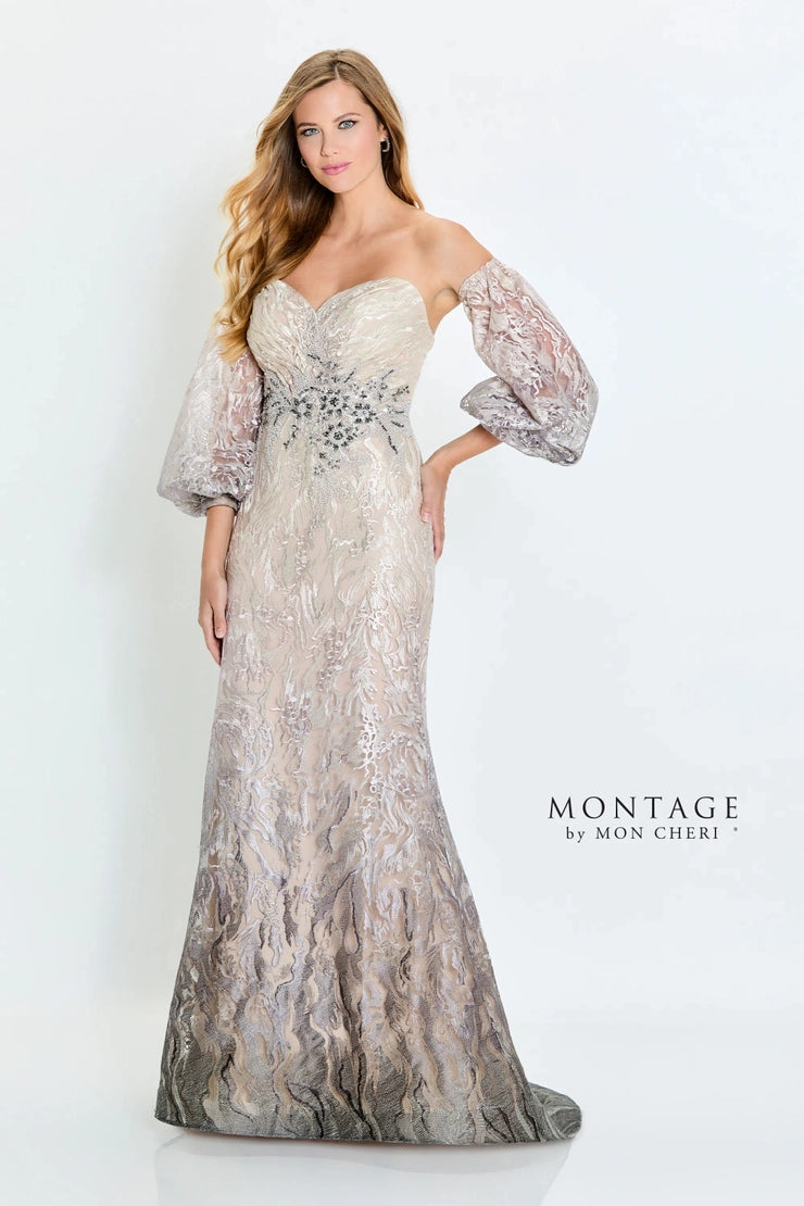 Effortless Style Montage M523 Strapless Lace With Beads