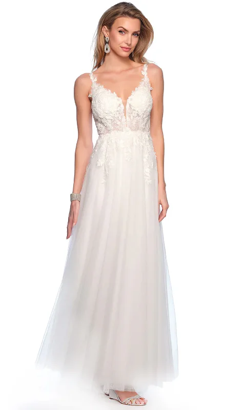 Chic And Edgy Dave & Johnny Bridal 11946 - Sleeveless Embroidered Bridal Gown