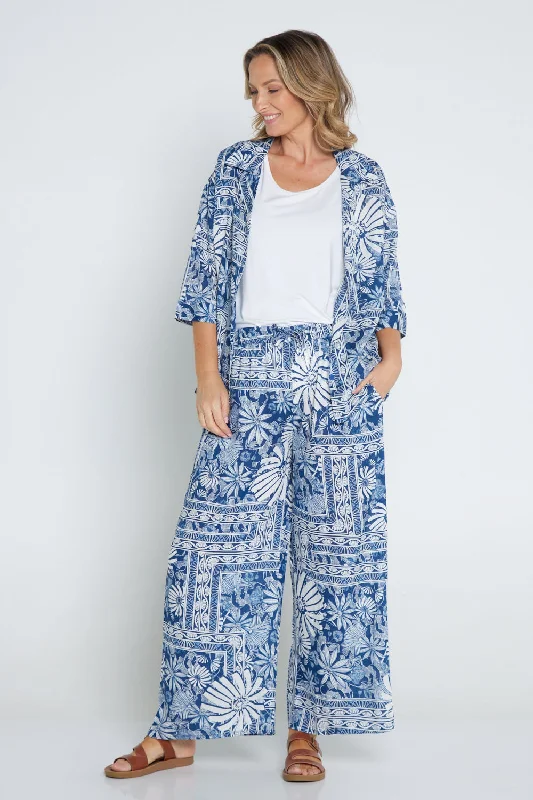 Trend Leading Collection Saskia Pants - Seaside Floral