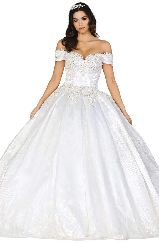 Latest Trends Dancing Queen - 147 Embellished Off-Shoulder Wedding Dress