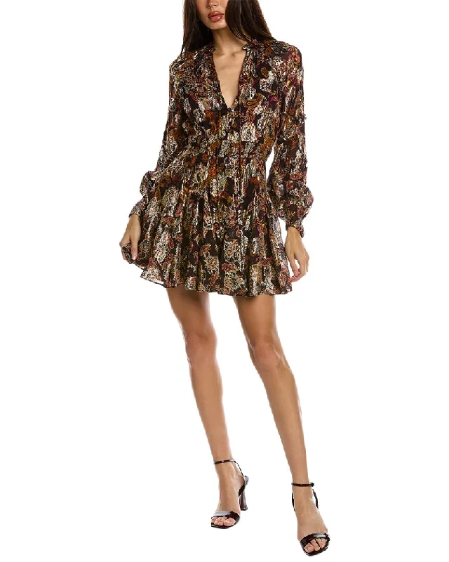 Save On Inspired Styles Hemant & Nandita Flowy Mini Dress