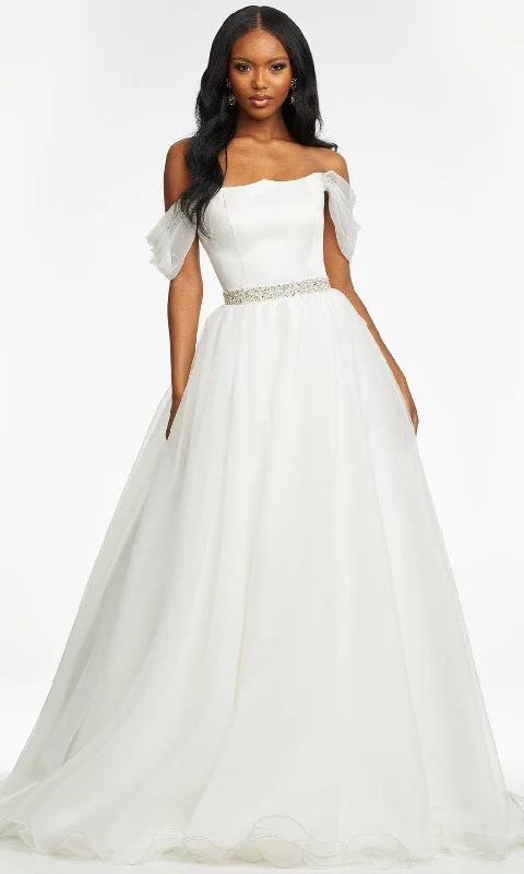 Limited Time Offers Ashley Lauren - 11129 Off Shoulder Organza Ballgown