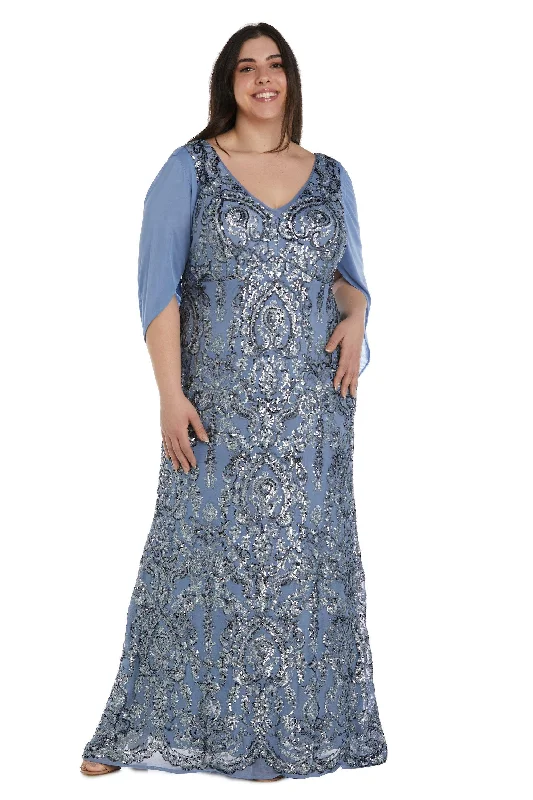 Limited Edition R&M Richards 5909W Long Plus Size Formal Dress Sale