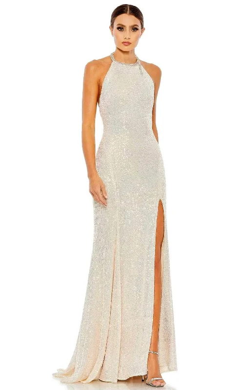 Hot Trends Ieena Duggal 26943 - Sequined High Neck Gown