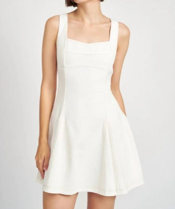 Summer Deals Palisades Mini Dress In Ivory