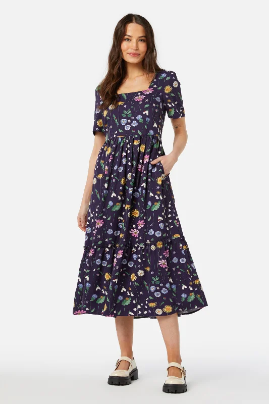 Trend Setting Wardrobe Spring Garden Midi Dress