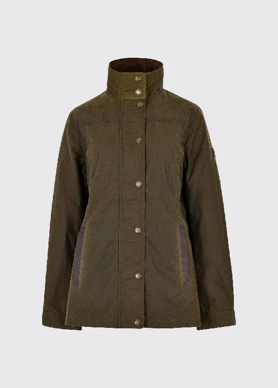 Effortless Style, Endless Impact Mountrath Ladies Wax Cotton Jacket - Fennel