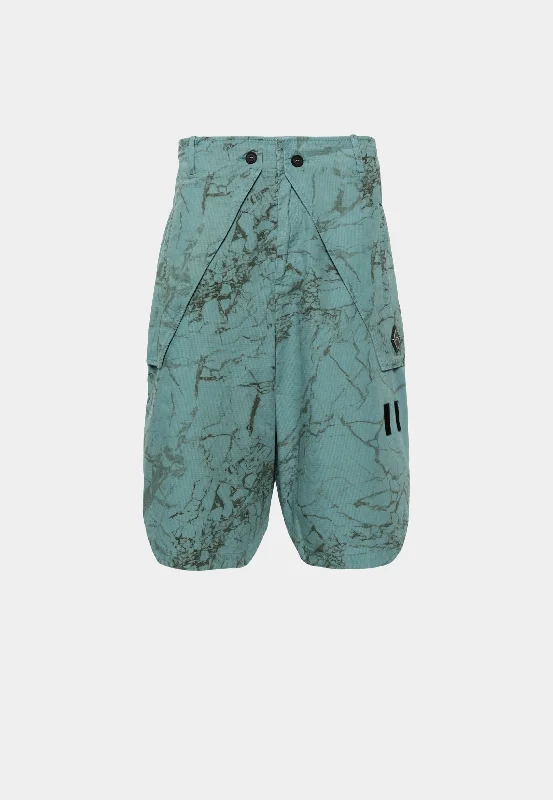 Effortless Sophistication A Cold Wall Overlay Cargo Short Teal