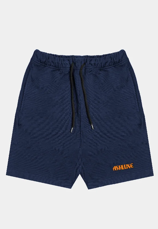 Hot Deals Ashluxe Bermuda Logo Short Navy