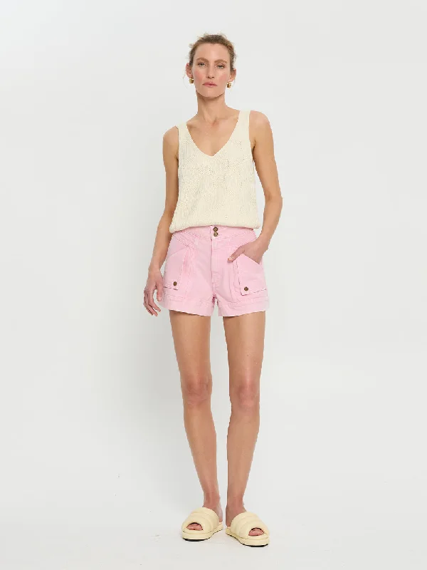 Chic Sophistication Paloma Denim Short - Pink