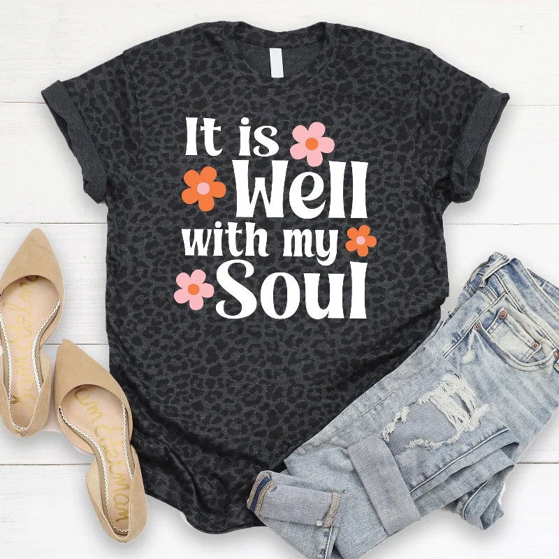 Early Access To Art Deco Styles Sale It is Well with my Soul Tee