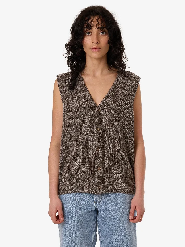 Evening Looks Sam Knit Vest - Loam