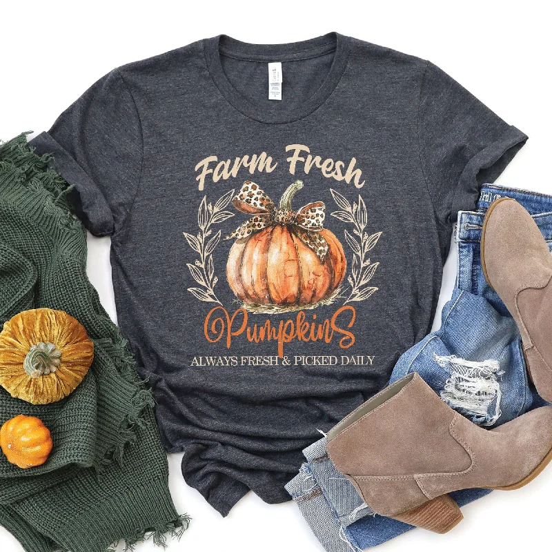 Mother'S Day Special Farm Fresh Pumpkin Tee