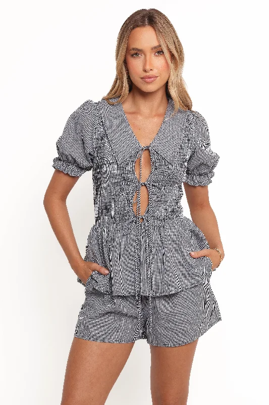 Trendy Pulse Mikae Playsuit - Gingham