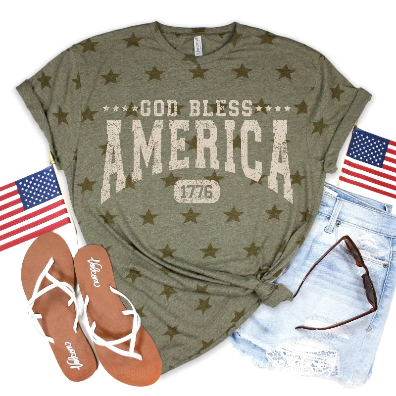 Exclusive Designer Collection God Bless America 1776 Tee