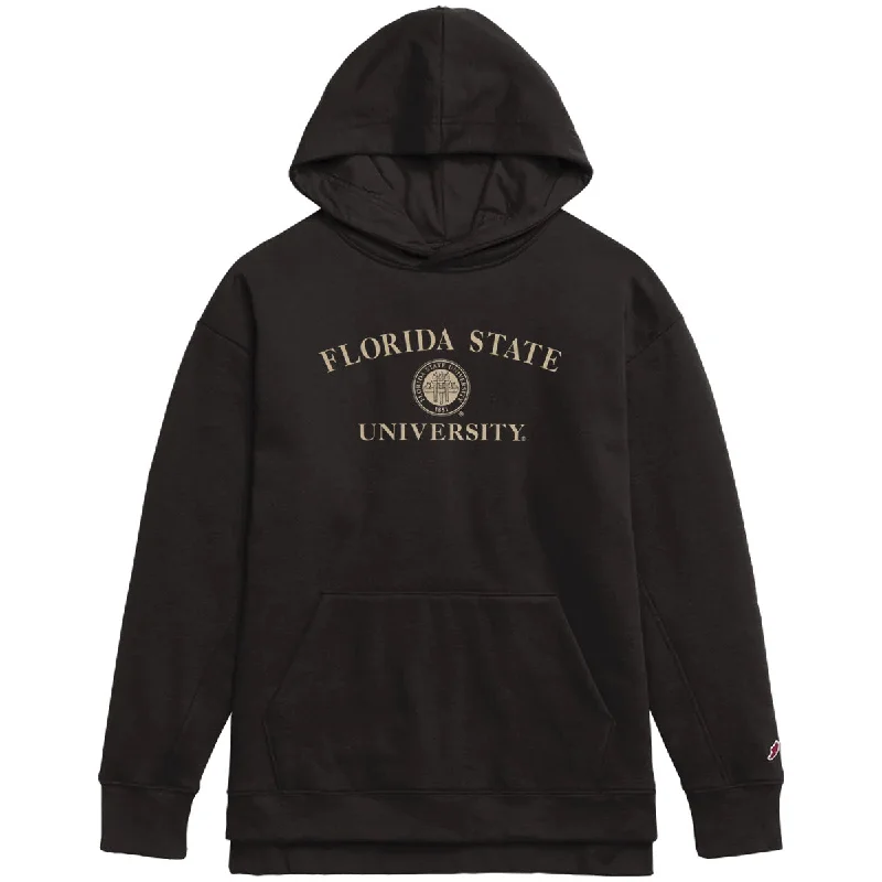 Fashion Sale League Women's Florida State University Seal Academy Hood - Black