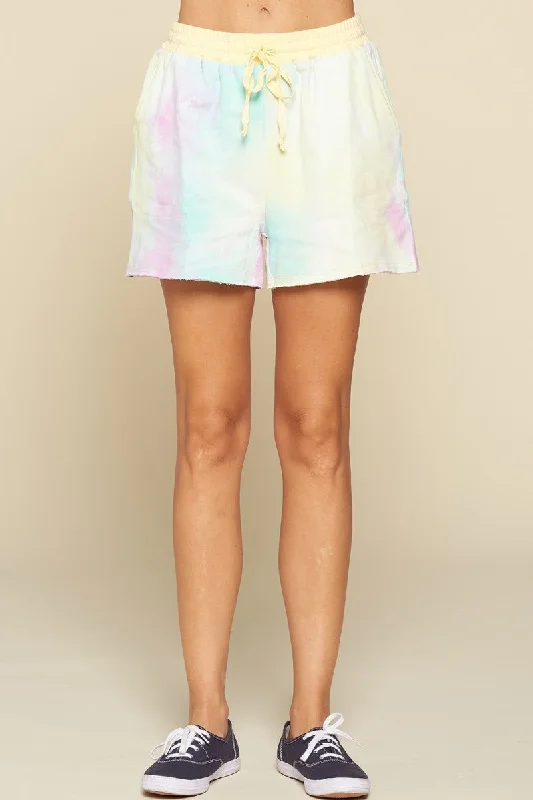 Limited - Edition Drops FASHNZFAB Tie-dye Printed Jersey Shorts