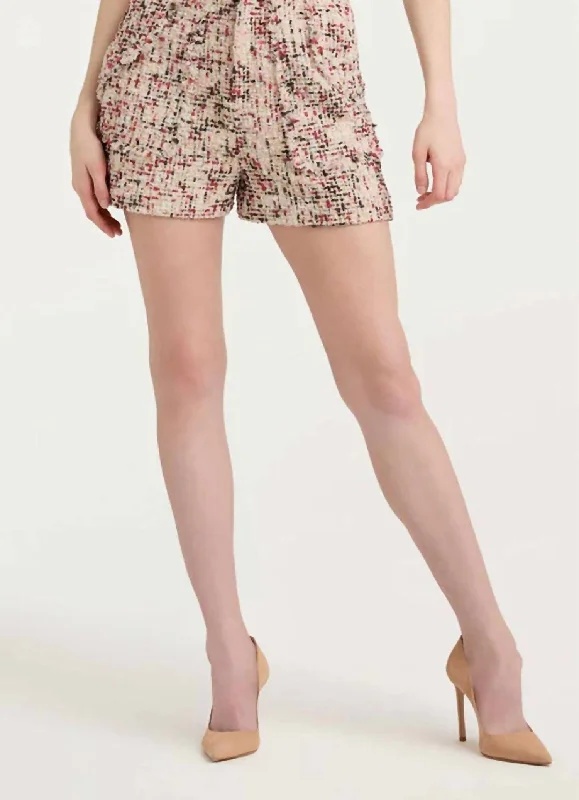 Effortless Comfort Saul Short In Alabaster Multi