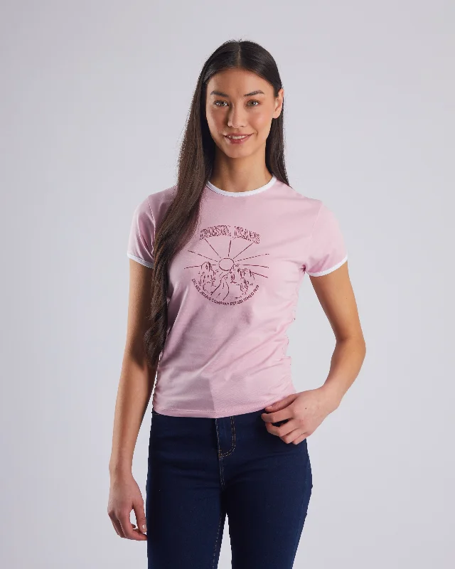 Discover Promotions Priscilla Tee Cameo Pink