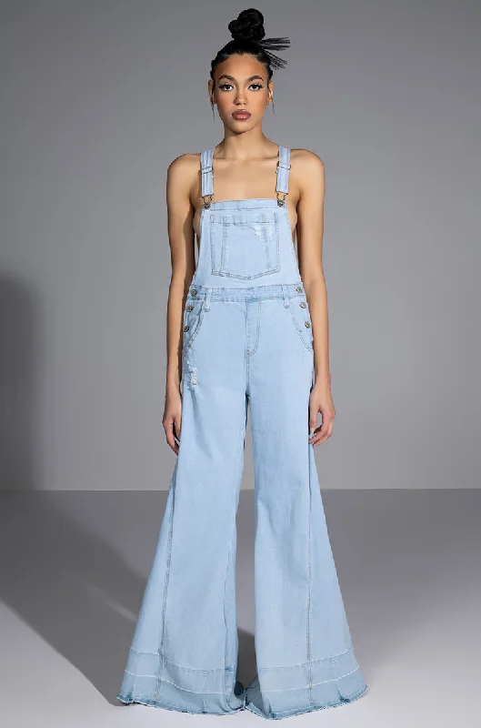 Exclusive Discounts EVERYDAY WIDE LEG OVERALLS