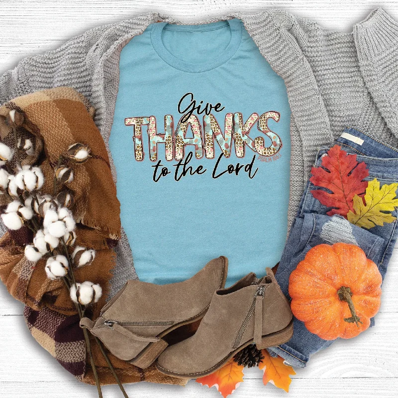 Anniversary Sale Give Thanks to the Lord Tee