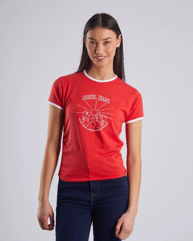 Designer Wear On Sale Priscilla Tee Pepper Red