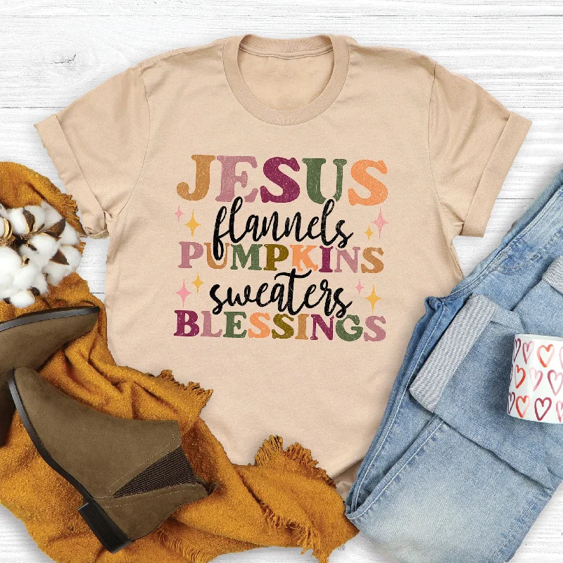 Exclusive Sale Jesus Pumpkins Blessings Tee