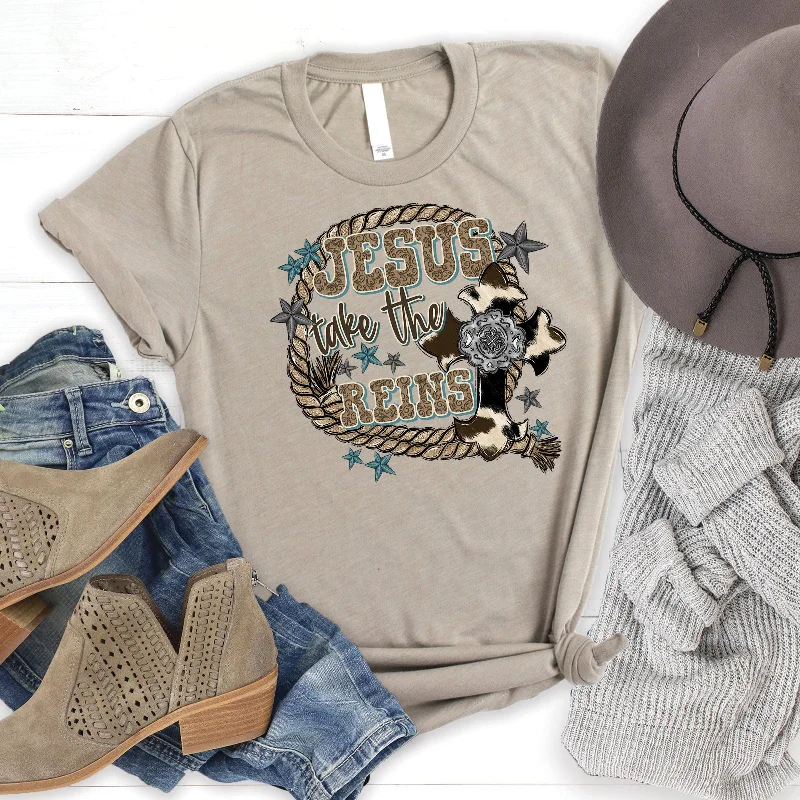 Fashionista Favorites Jesus Take the Reins Tee