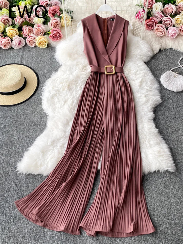 End Of Season Sale Women's Glitter Sleeveless Rompers Fashion Designer Playsuits Jumpsuits