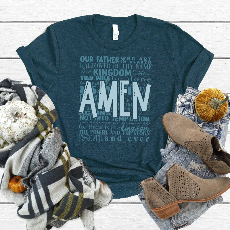 Rustic Countryside Charm Look Amen Tee