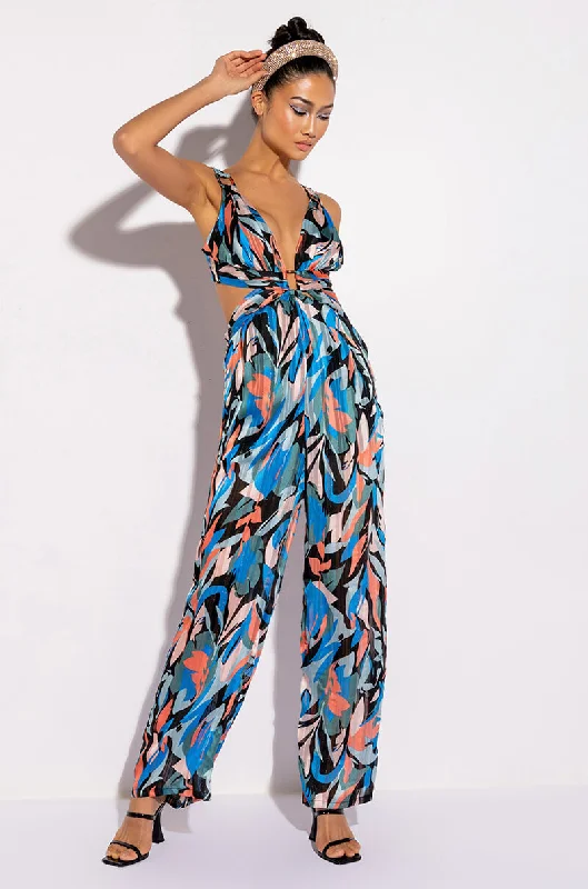 You'Ll Love Us Because GIRL PLEASE WIDE LEG JUMPSUIT