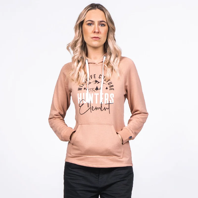 Fashion-Forward Wildlife Hood Womens