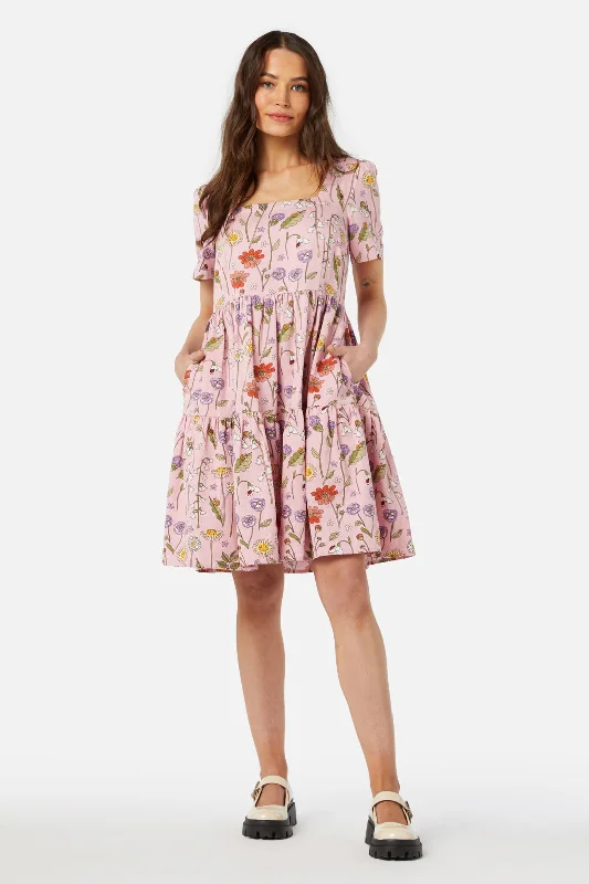 Versatile Wardrobe Essentials Spring Garden Mini Dress