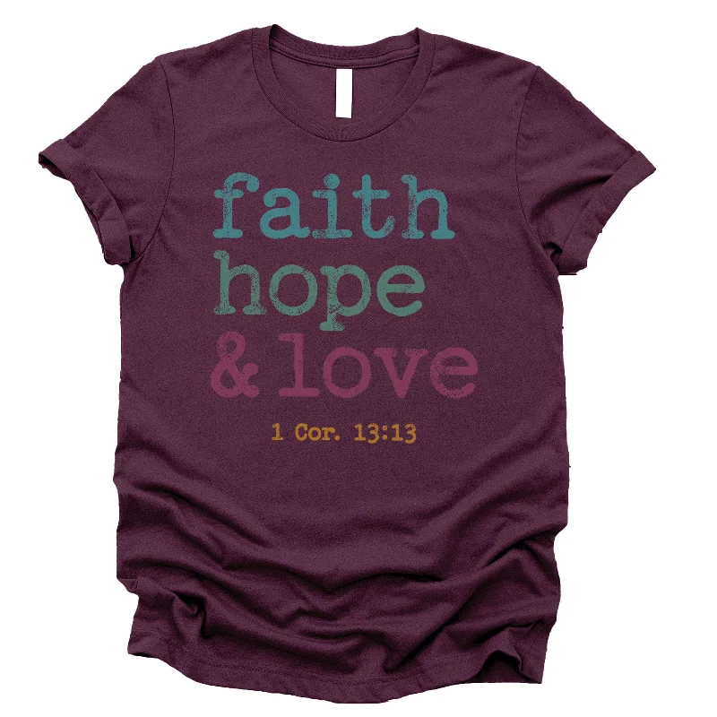 Quick Grab Deals Faith Hope Love Tee