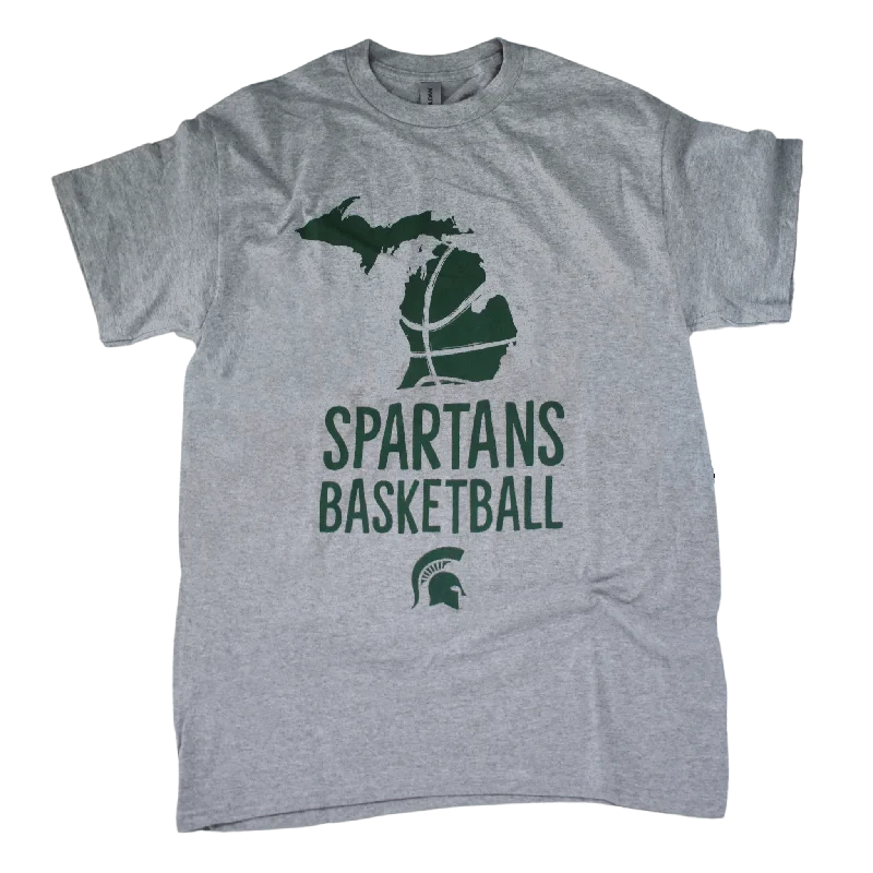 Gift Ideas MSU Basketball State of Michigan T-shirt