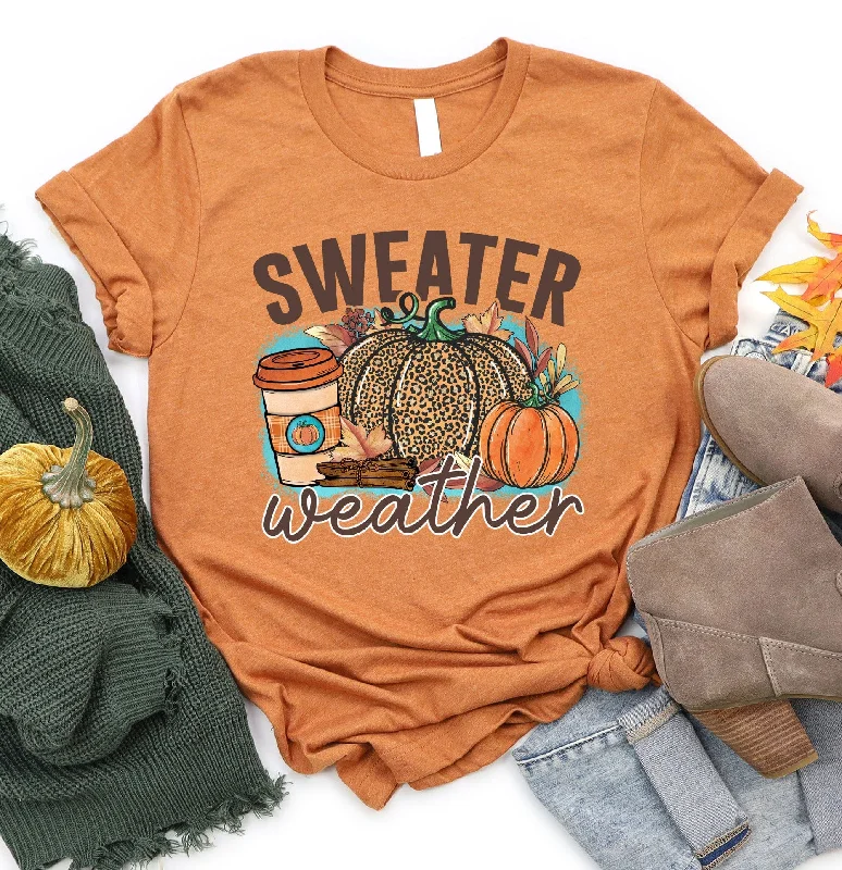 Day-To-Night Styles Sweater Weather Tee