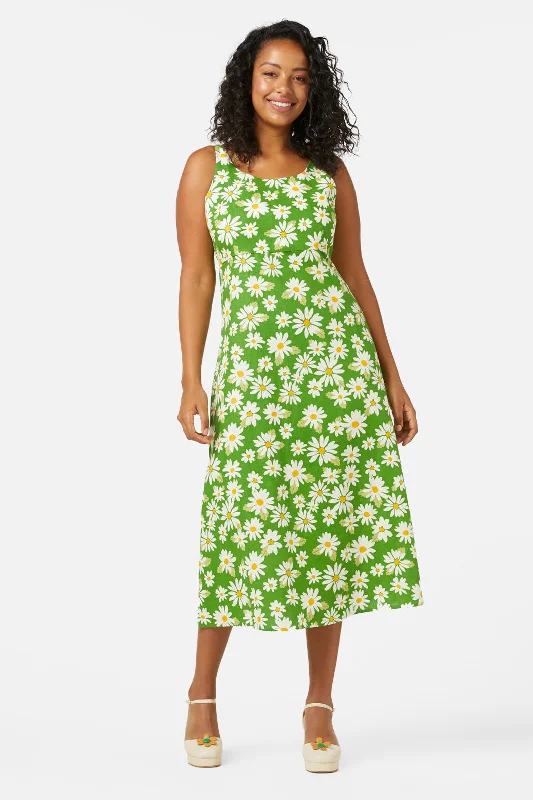 High-End Women’S Wear Wild Daisy Midi Dress