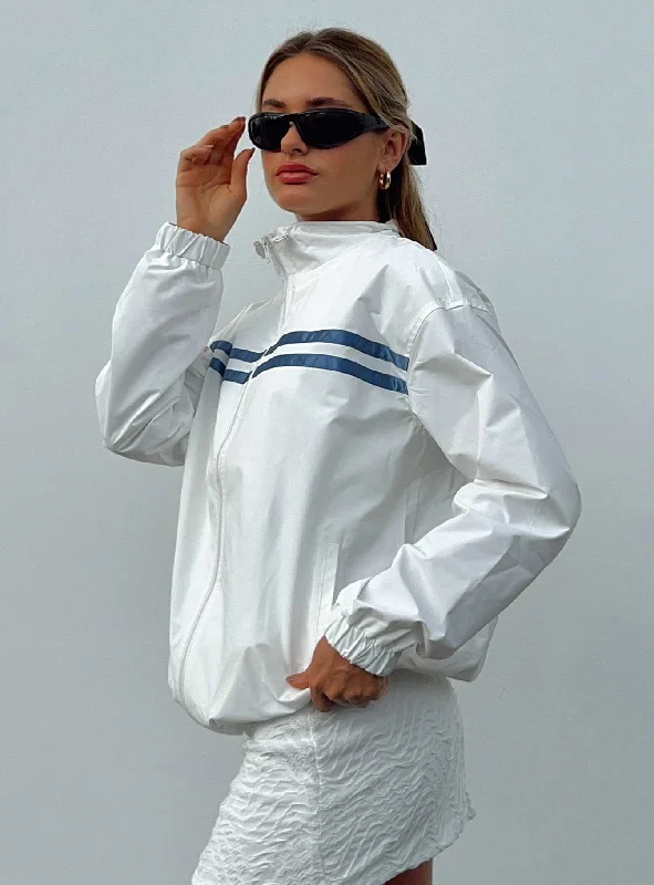 Casual Weekend Relaxed Style Benzie Jacket White