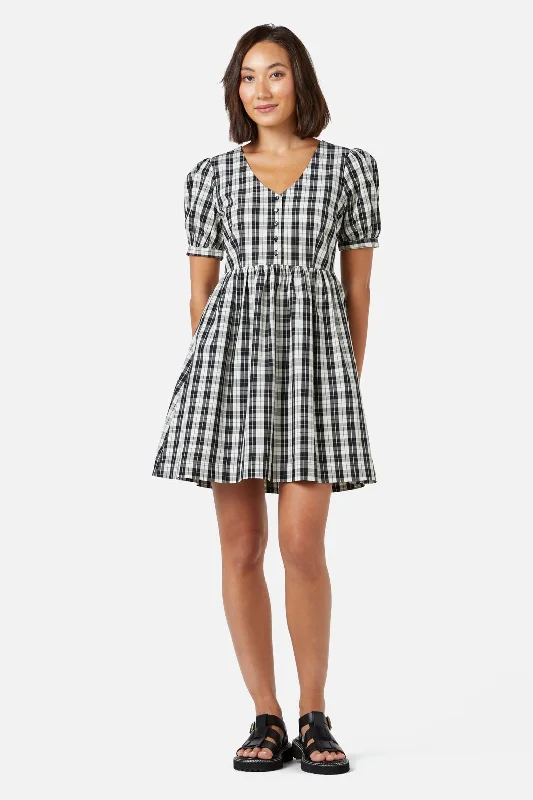 Artful Design Juno Check Smock Dress