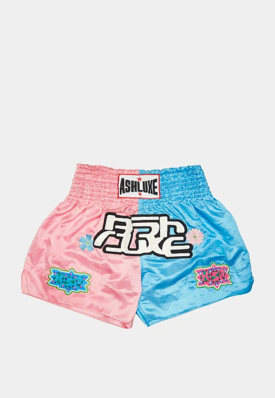 Clearance Sale, All Cheap Ashluxe Boxing Trunk Pink Blue