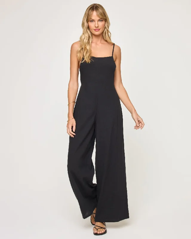 Limited Stock, Big Sale Jaida Jumpsuit - Black